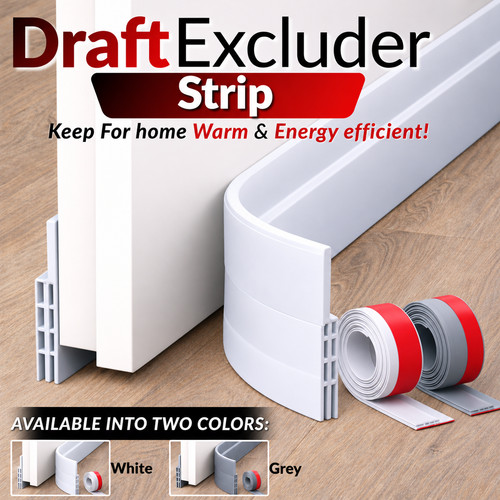 Door draft excluder - door, strip