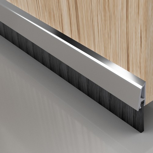 Chrome draught excluder - draught,