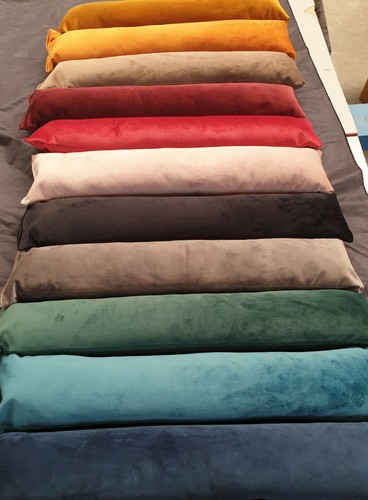 Plush velvet draught excluder - velvet,