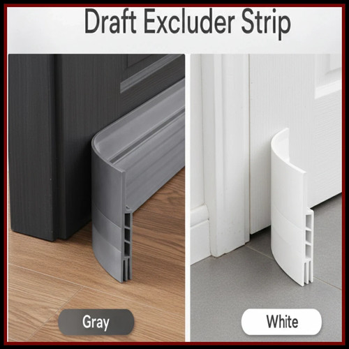 Door draft excluder - draft, strip